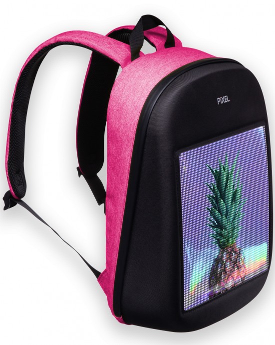 Рюкзак с LED-дисплеем PIXEL ONE - PINKMAN (розовый)