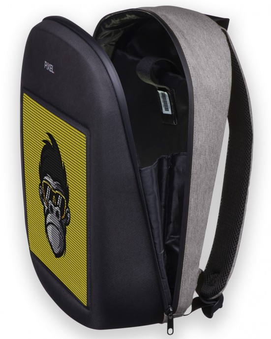 Рюкзак с LED-дисплеем PIXEL ONE - GRAFIT (серый)