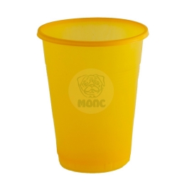 стаканчик одноразовый 200 мл пластиковый Стандарт желтый 100/42/4200