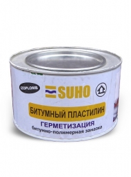 Битумный пластилин (битумно-полимерная мастика) "IZOPLOMB" SUHO (2 кг)