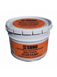 Мастика битумно-полимерная «IZOSTAMP» SUHO (15 кг)