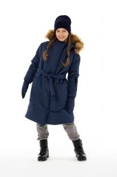 Готовый LOOK Зимнее пальто Wind + краги + шапка