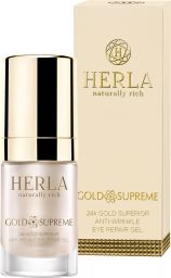 Гель против морщин для кожи вокруг глаз Золото Gold Supreme 24k gold superior anti-wrinkle eye repai