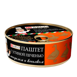 Паштет с утиной печенью миндалем и коньяком ARGO Pate&rsquo; dello chef