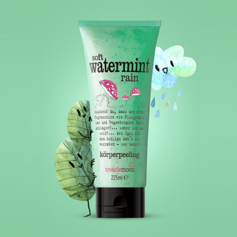 Скраб для тела Мятный дождь / Soft Watermint Rain body scrub, 225 ml