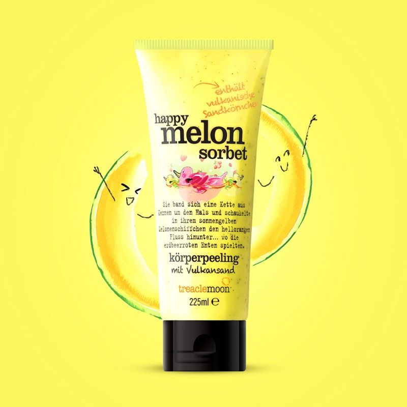 Скраб для тела Дынный сорбет/ Happy melon sorbet Body scrub, 225 мл