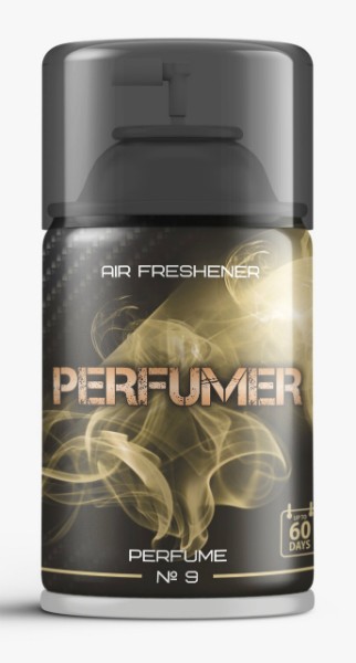 Освежитель воздуха в аэрозольной упаковке: Аромат Perfume №9 древесные, фужерные ароматы