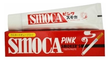 Smoca Pink Зубная паста для курящих (отбеливающая), 120 г.