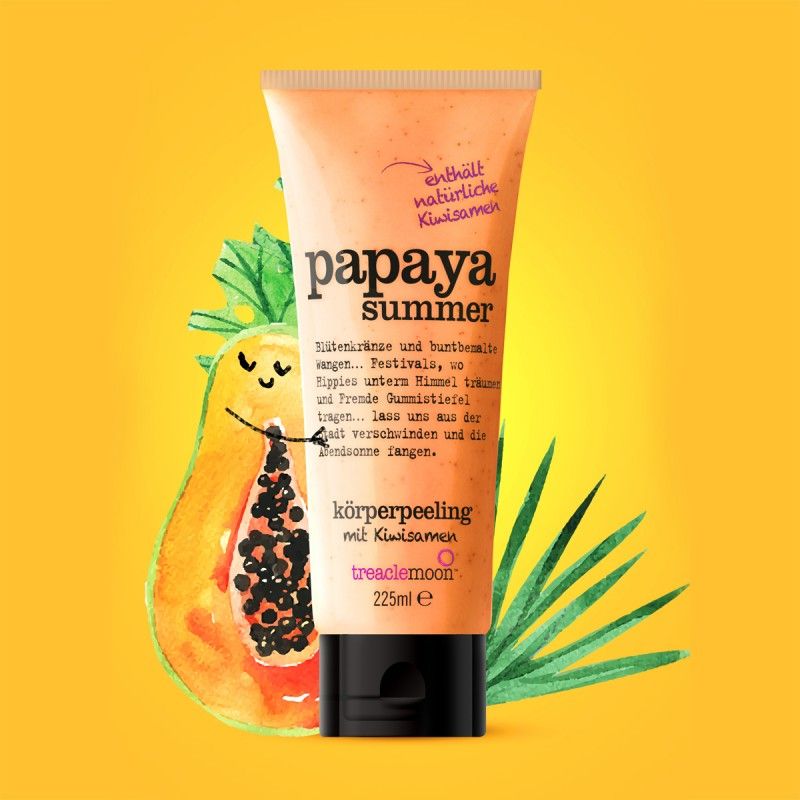 Скраб для тела Летняя папайя / Papaya summer Body scrub, 225 мл