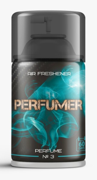 Освежитель воздуха в аэрозольной упаковке: Аромат Perfume №3 древесные, водяные ароматы
