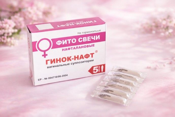 Нафталановая свеча суппозитория от бесплодия.