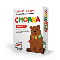 Смолка в глазури "Мишка" / АлтайФлора
