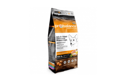Сухой корм для собак крупных пород Probalance Immuno Adult Maxi, защита иммунитета, 15 кг