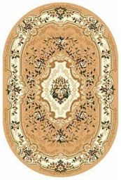 Ковер &laquo;LAGUNA&raquo; 1,0х2,0 овал D017 BEIGE