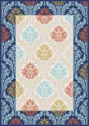 Ковер VERSUS 1,6х2,3 прямой W824A CREAM/NAVY