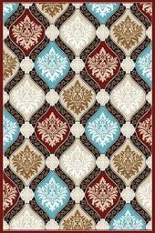 Ковер OSCAR 1,6х2,3 прямой Q677B RED / RED