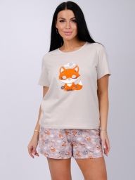 Пижама женская с шортами Malina