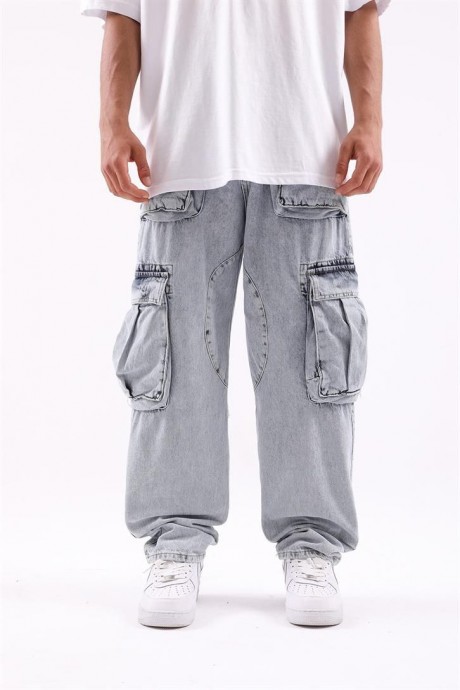 Мужские штаны джинсы baggy cargo