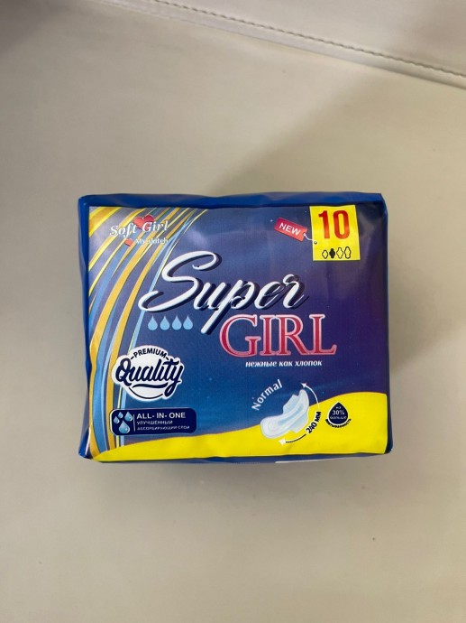 Женские гигиенические прокладки Super Girl Normal (Нормал)