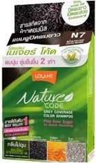 Оттеночный шампунь "Кофейно-коричневый" 10 мл.№ 7.LOLANE NATURE CODE COLOR SHAMPOO - COFFEE BROWN.