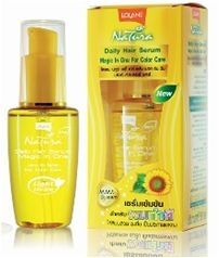Сыворотка для окрашенных волос с маслом кактуса опунция 50 мл. Lolane natura daily hair serum magic
