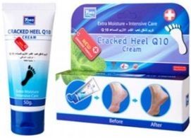 Крем для ухода за сухой кожей стоп с коэнзимом Q10.50 гр. Cracked Heel Q10 Extra moisture intensive 