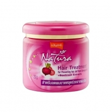 Маска против выпадения волос с биотином, пептидами,корнем свеклы Natura Hair Treatment 250 гр.