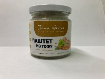 Паштет из тофу с белыми грибами