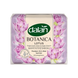 Мыло нежное Терапия натуральным цветочный ароматом Лотос Противовоспалительное 600 гр (4*150 гр)