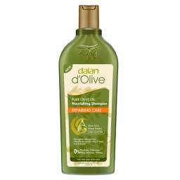 Натуральный шампунь для волос Восстанавливающий и питающий Чистое оливковое масло и протеин риса 400