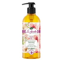 Мыло жидкое парфюмированное Терапия кожи натуральным цветочным ароматом Орхидеи и лилии Питательное 