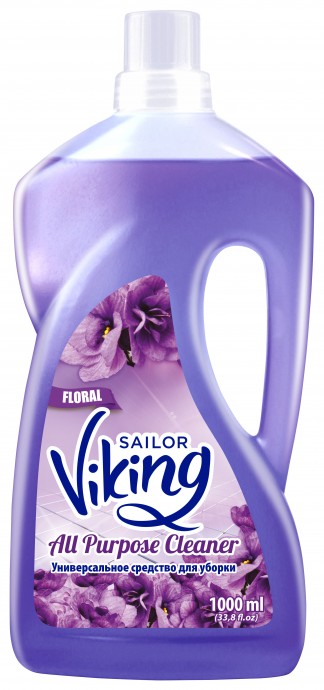 Универсальное жидкое моющее и чистящее средство для мытья пола и других типов влагостойких поверхнос