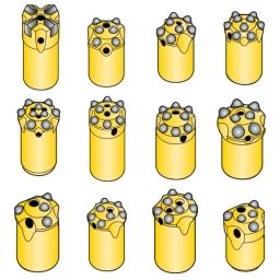 Буровые коронки штыревые и крестовые конусные аналог Atlas Copco/Epiroc, Sandvik, Mitsubishi
