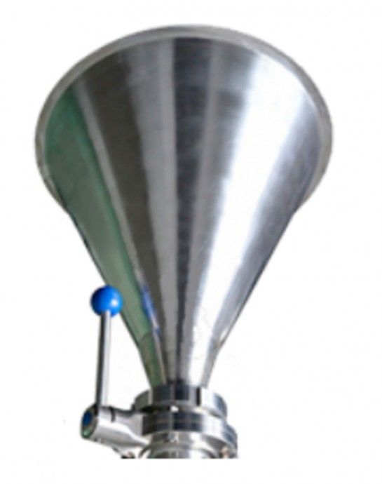 Воронка V=40л. DN 65 AISI304