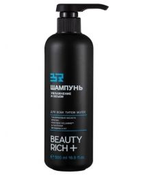 Beauty Rich Шампунь для волос "Увлажнение и объем" 500 мл
