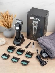 Машинка для стрижки волос с зарядной станцией Kinizo HC-200