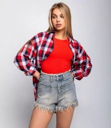Джинсовые шорты #КТ6322