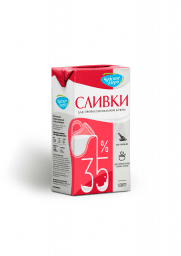 Ультрапастеризованные натуральные сливки Чудское озеро 35% Ультрапастеризованные натуральные сливки Чудское озеро 35%