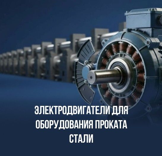 Электродвигатели для оборудования проката стали