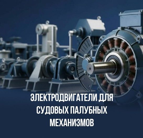 Электродвигатели для судовых палубных механизмов