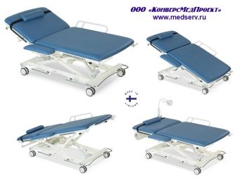 Стол для осмотра бариатрических пациентов 4040XL, Lojer, Финляндия Стол для осмотра бариатрических пациентов 4040XL, Lojer, Финляндия