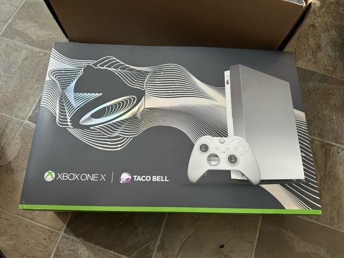 Оптовая продажа: новая консоль Microsoft Xbox One X (издание Taco Bell) с контроллером и поддержкой 